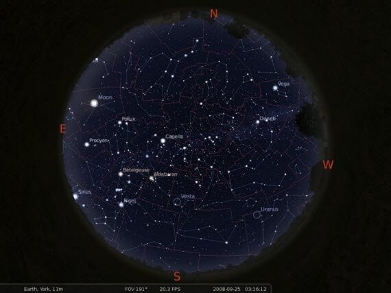Картинка карты звездного неба